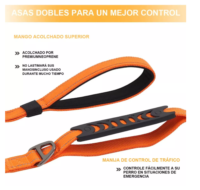Foto 4 pulgar | Correa Xtellar Cinturón De Seguridad Para Perro Grande Reflectante