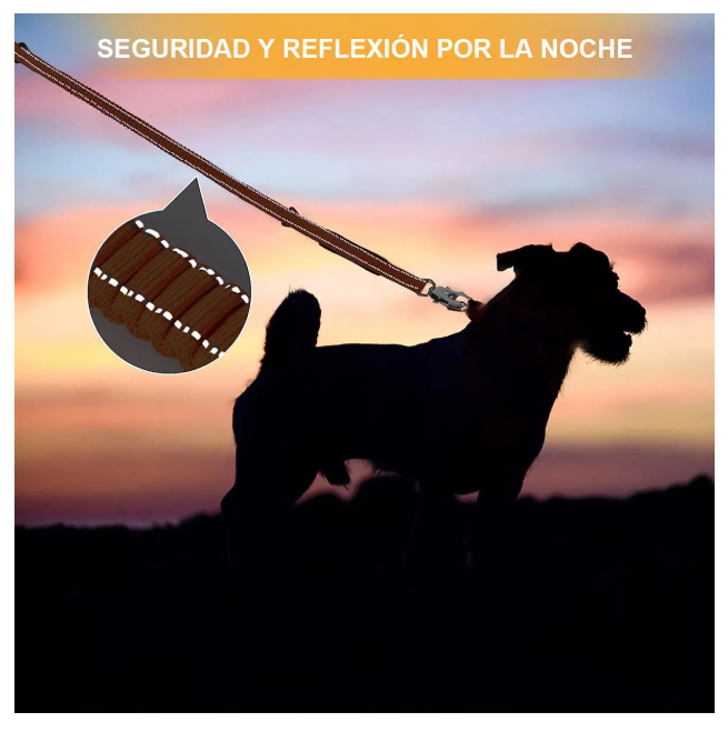 Foto 5 pulgar | Correa Xtellar Cinturón De Seguridad Para Perro Grande Reflectante