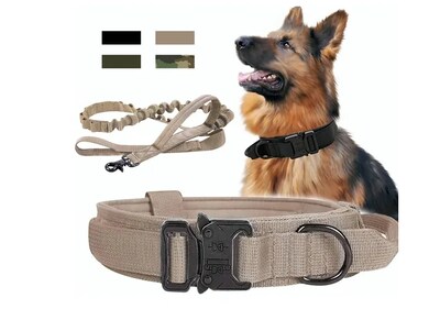 Foto 1 | Collar Xtellar Táctico De Perro Hebilla Metálica Ajustable+correa