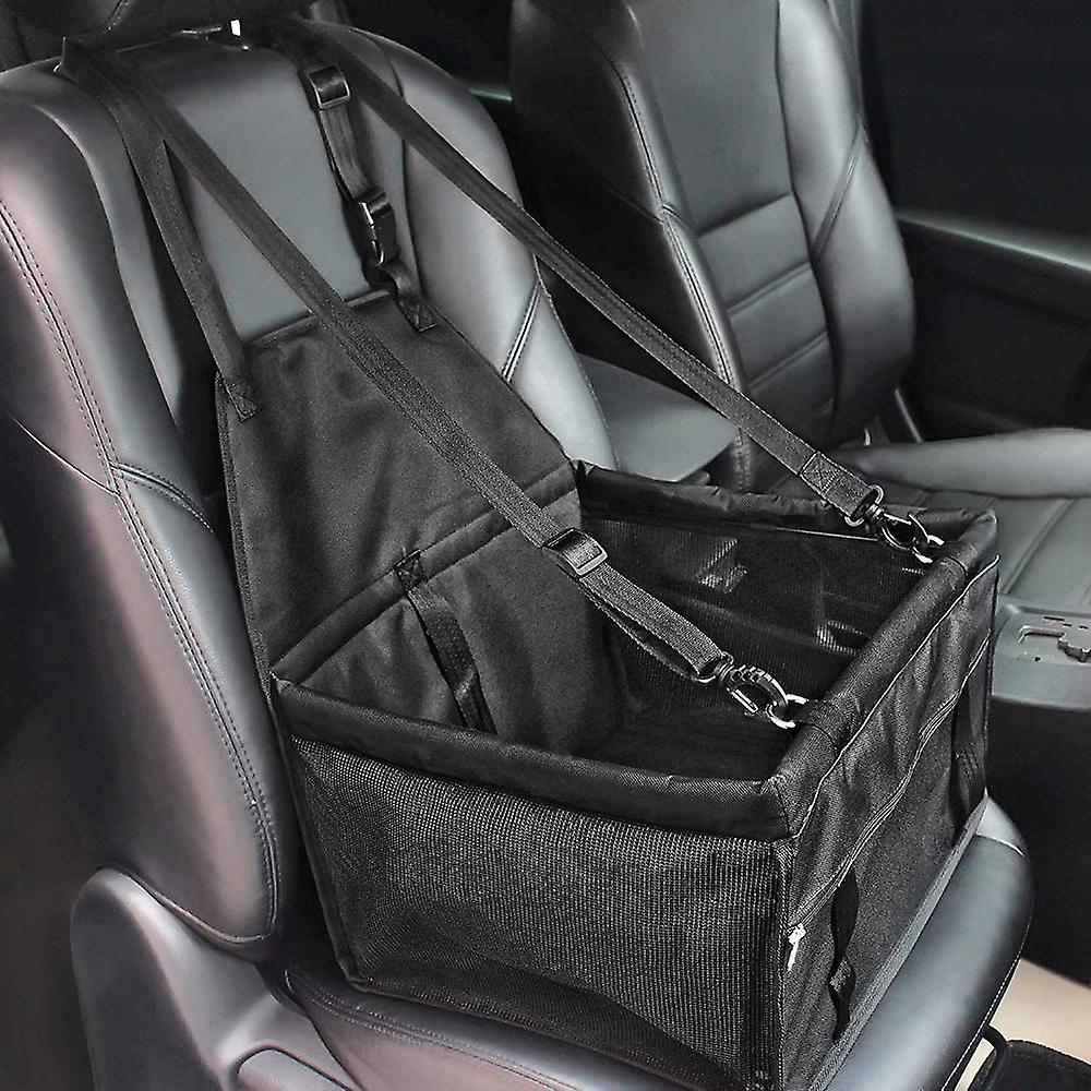Foto 1 | Asiento Elevador De Coche Para Perro Y Gato Reforzado Con Correa Con Clip, Color Negro - Venta Internacional.