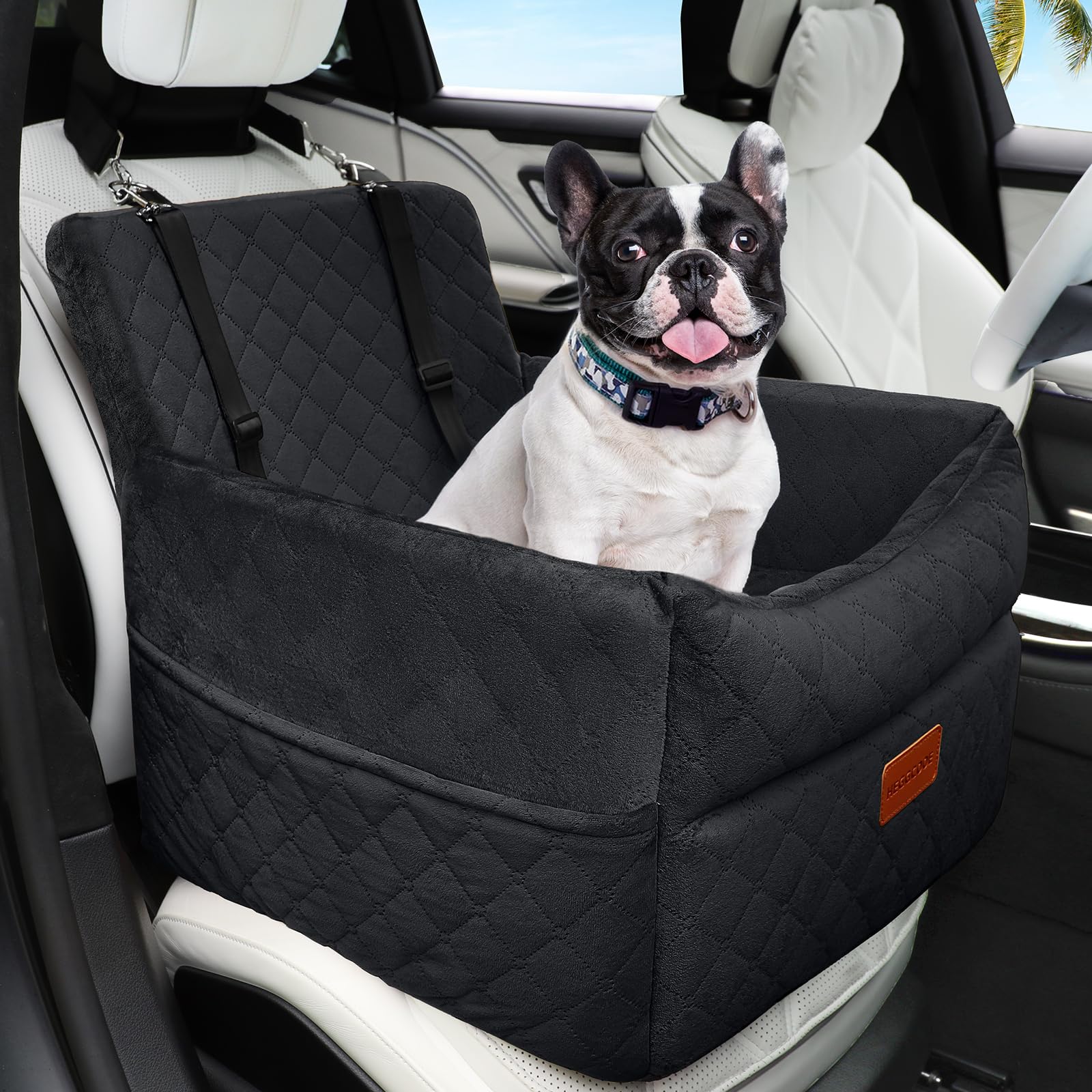 Foto 2 pulgar | Asiento De Coche Para Perros Heggcooe, Pequeño Refuerzo De Espuma Viscoelástica, 15 Kg Como Máximo - Venta Internaci
