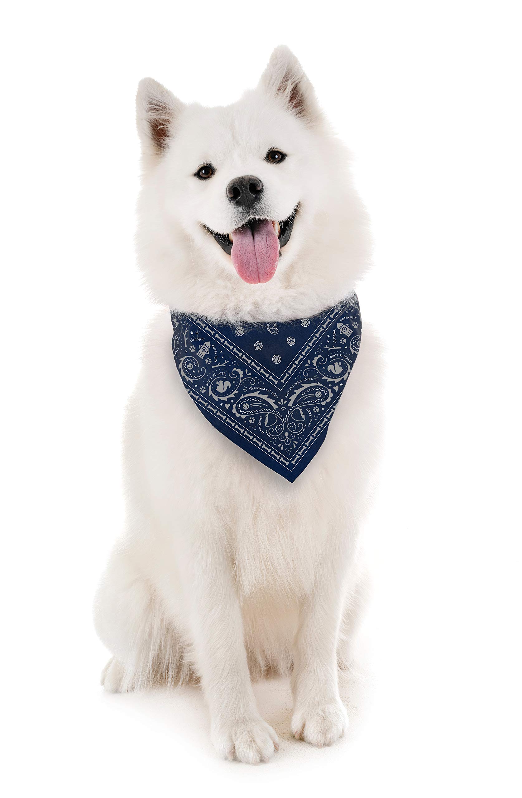 Foto 3 pulgar | Bandana Para Perro Genuina Fred Howligans, Tamaño Pequeño, Azul Marino, Reflectante - Venta Internacional.