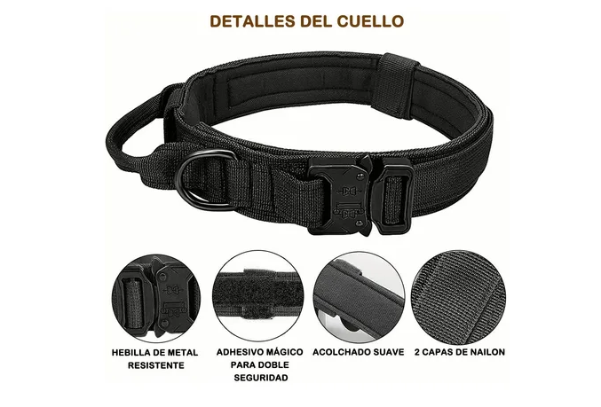 Foto 5 pulgar | Collar Y Correa Para Perro Xtellar  Ajustable Con Hebilla Metálica – Ideal Para Entrenamiento Y Actividades Exteriores