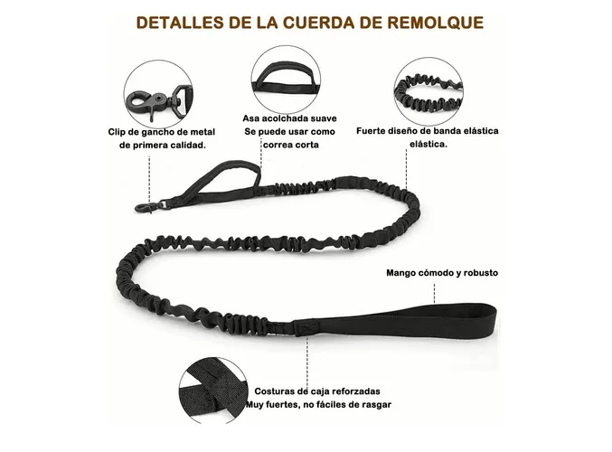 Foto 6 pulgar | Collar Y Correa Para Perro Xtellar  Ajustable Con Hebilla Metálica – Ideal Para Entrenamiento Y Actividades Exteriores