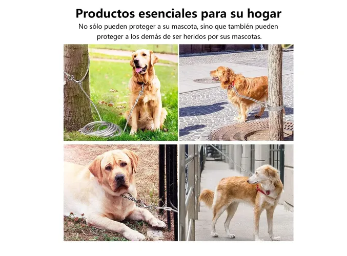 Foto 6 pulgar | Correa Xtellar De Acero Premium Para Perros Grandes  5m  Extra Reforzada