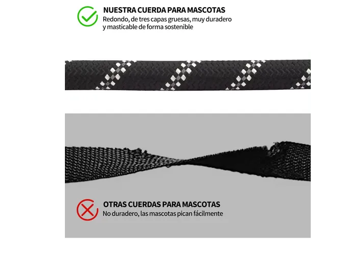 Foto 4 pulgar | Juego De Correa Y Collar Para Perros Xtellar  Alto Rendimiento  Reflectantes En Negro