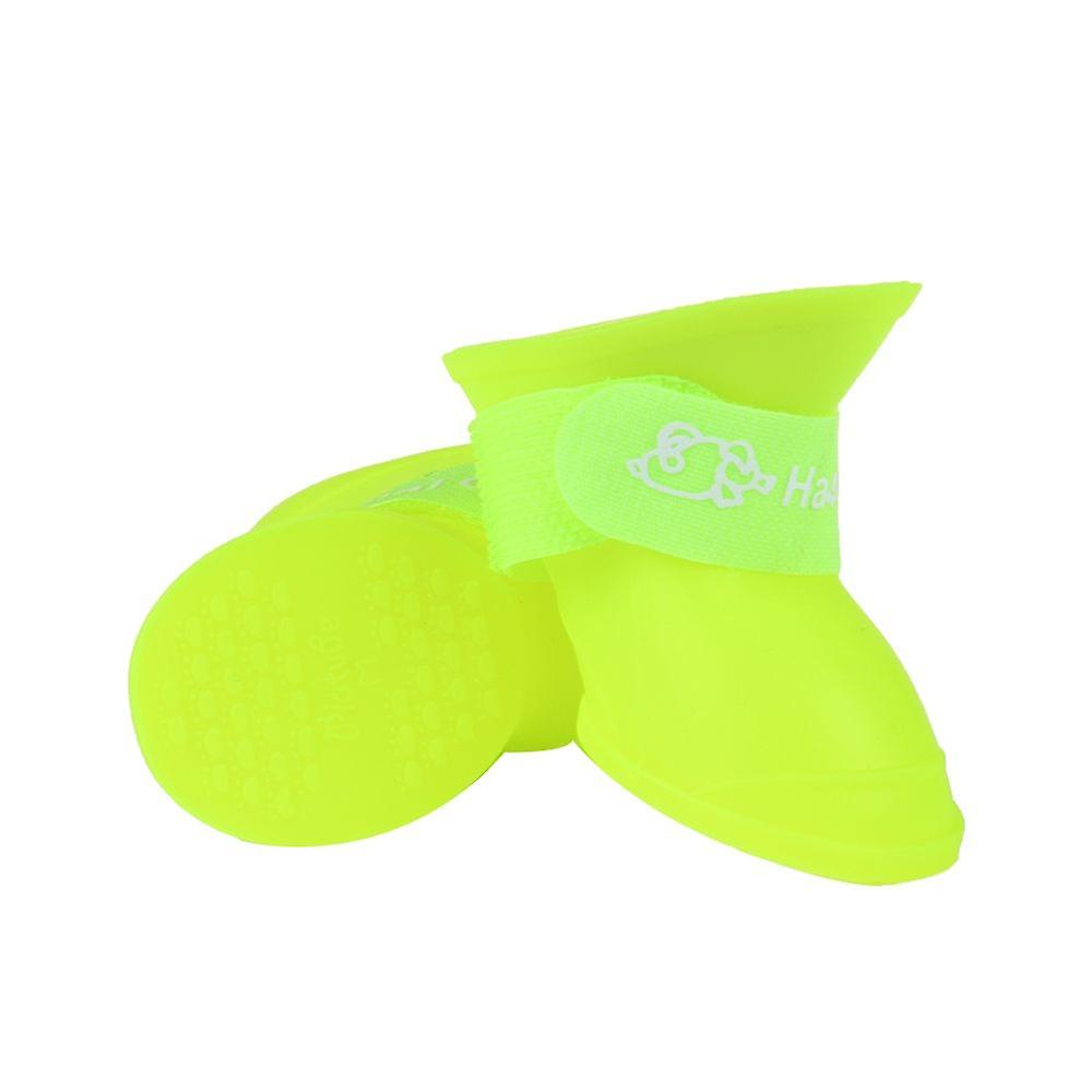 Foto 6 pulgar | Zapatos De Lluvia Para Mascotas Huoguo Botas Antideslizantes De Silicona Para Perros Y  - Venta Internacional.