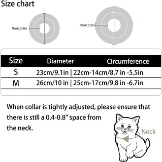 Foto 1 | Collar En Forma De Cono De Gato Ajustable, Acolchado Y Suave, De Poliéster Huoguo - Venta Internacional.