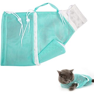 Foto 3 | Bolsa De Red De Ducha Para Gatos, Ajustable, Multifuncional, Transpirable - Venta Internacional.