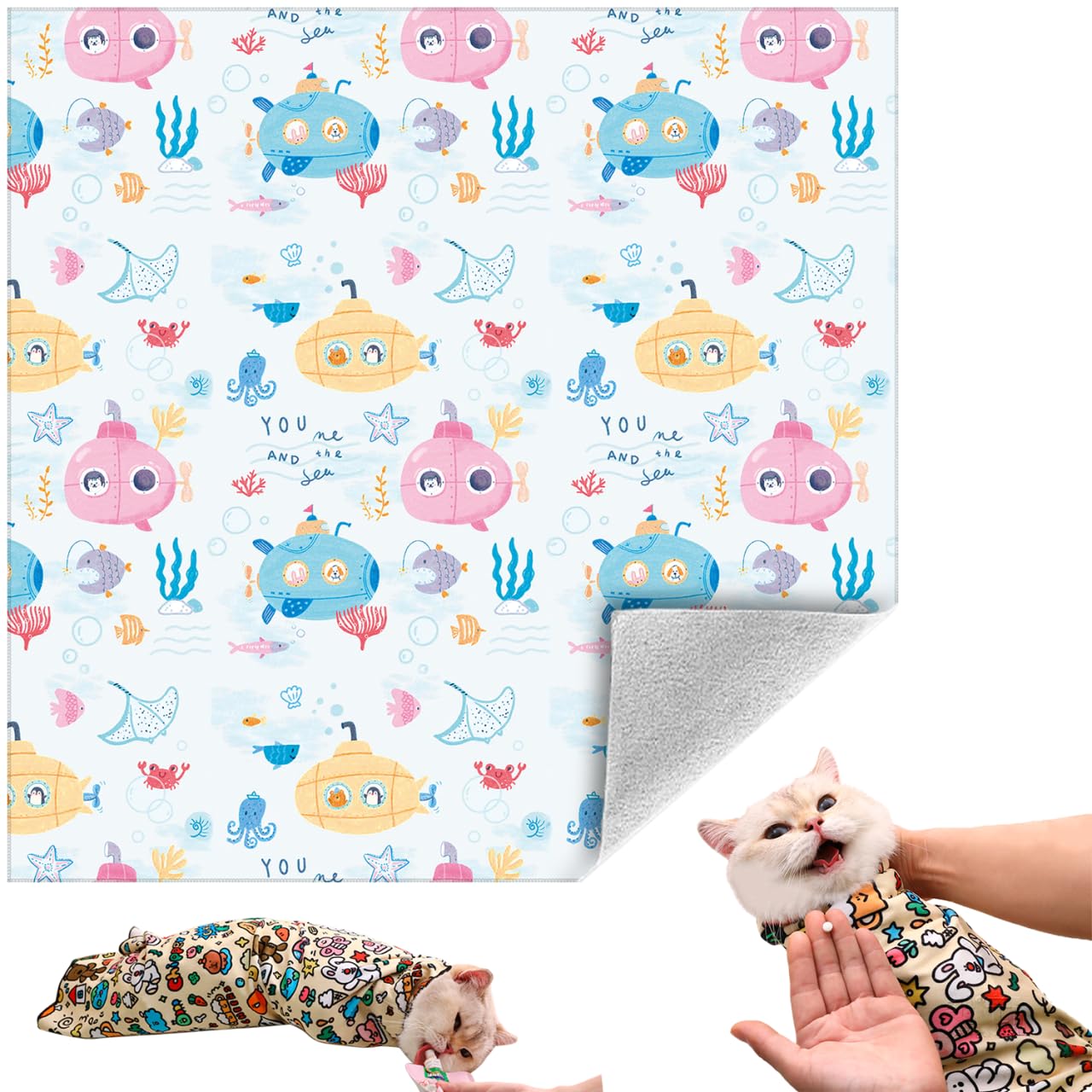 Manta Suave Autoadhesiva Para El Aseo De Gatos Ocean - Venta Internacional.
