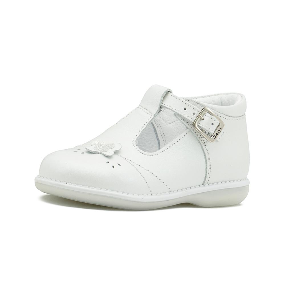 Foto 4 pulgar | Mercedita Dogi Para Niña Antiderrapante Piel Color Blanco