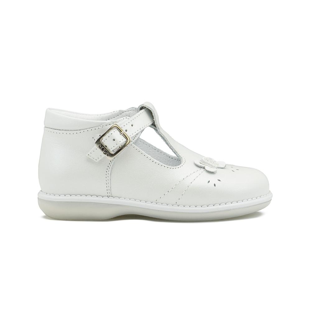 Foto 7 pulgar | Mercedita Dogi Para Niña Antiderrapante Piel Color Blanco