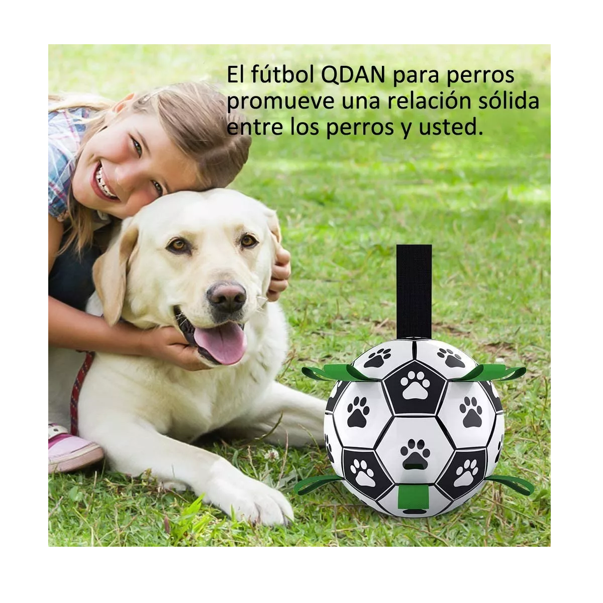Foto 3 pulgar | Juguete para Perros Balón de Fútbol Eo Safe Imports Esi-8846 Multicolor