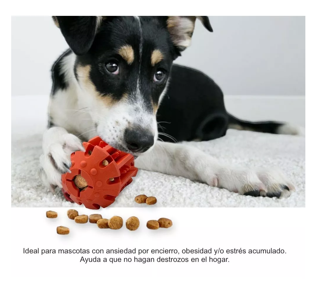 Foto 6 pulgar | Pelota Belug Naranja para Mascota