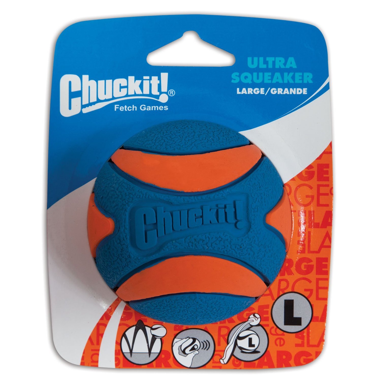 Foto 2 pulgar | ¡juguete Chuckit! Pelota Ultra Squeaker Para Perros (paquete De 3), Tamaño Grande - Venta Internacional.