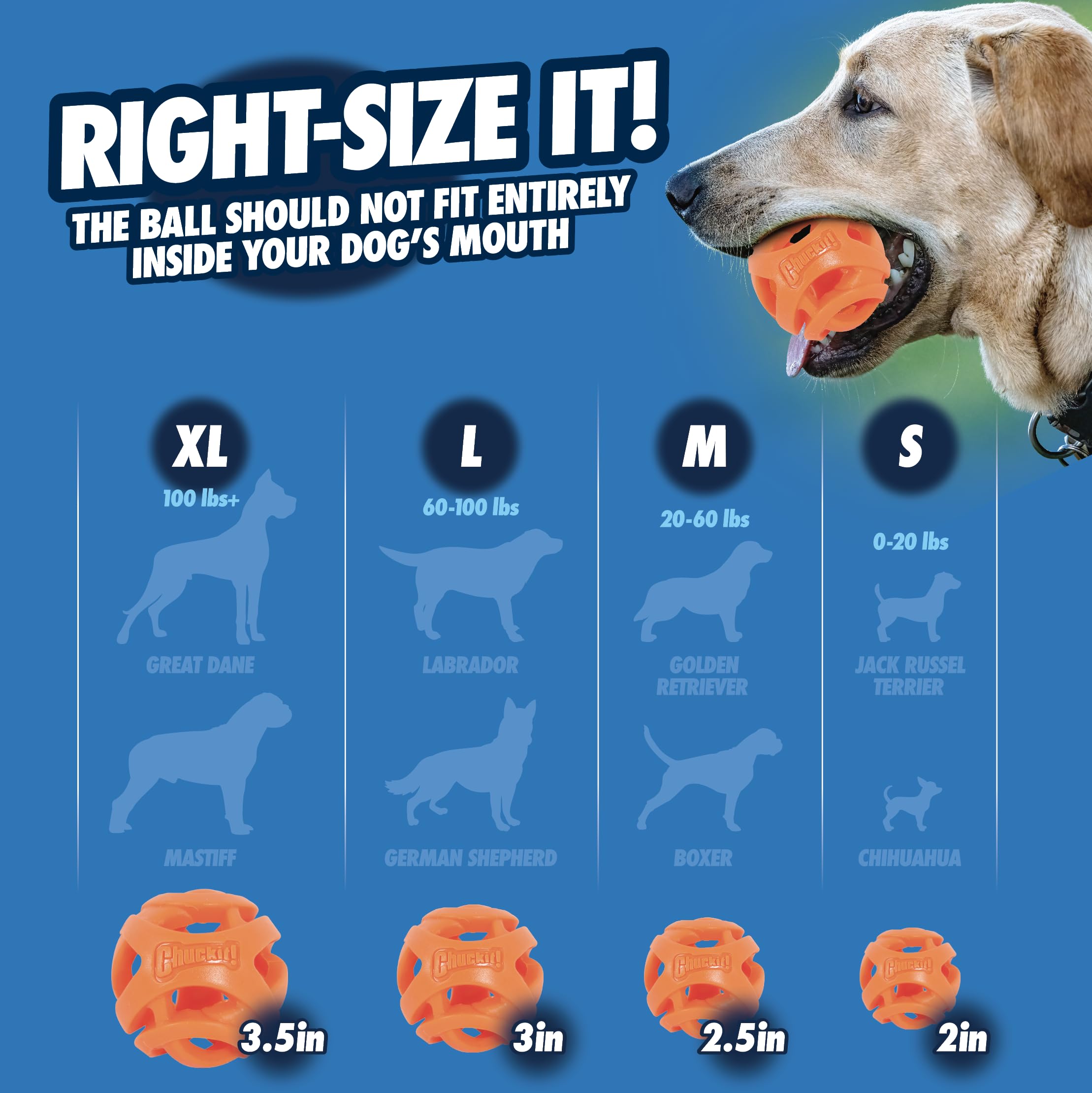 Foto 4 pulgar | Juguete Para Perros Chuckit Air Fetch Ball Xl Para Perros De Más De 45 Kg - Venta Internacional.