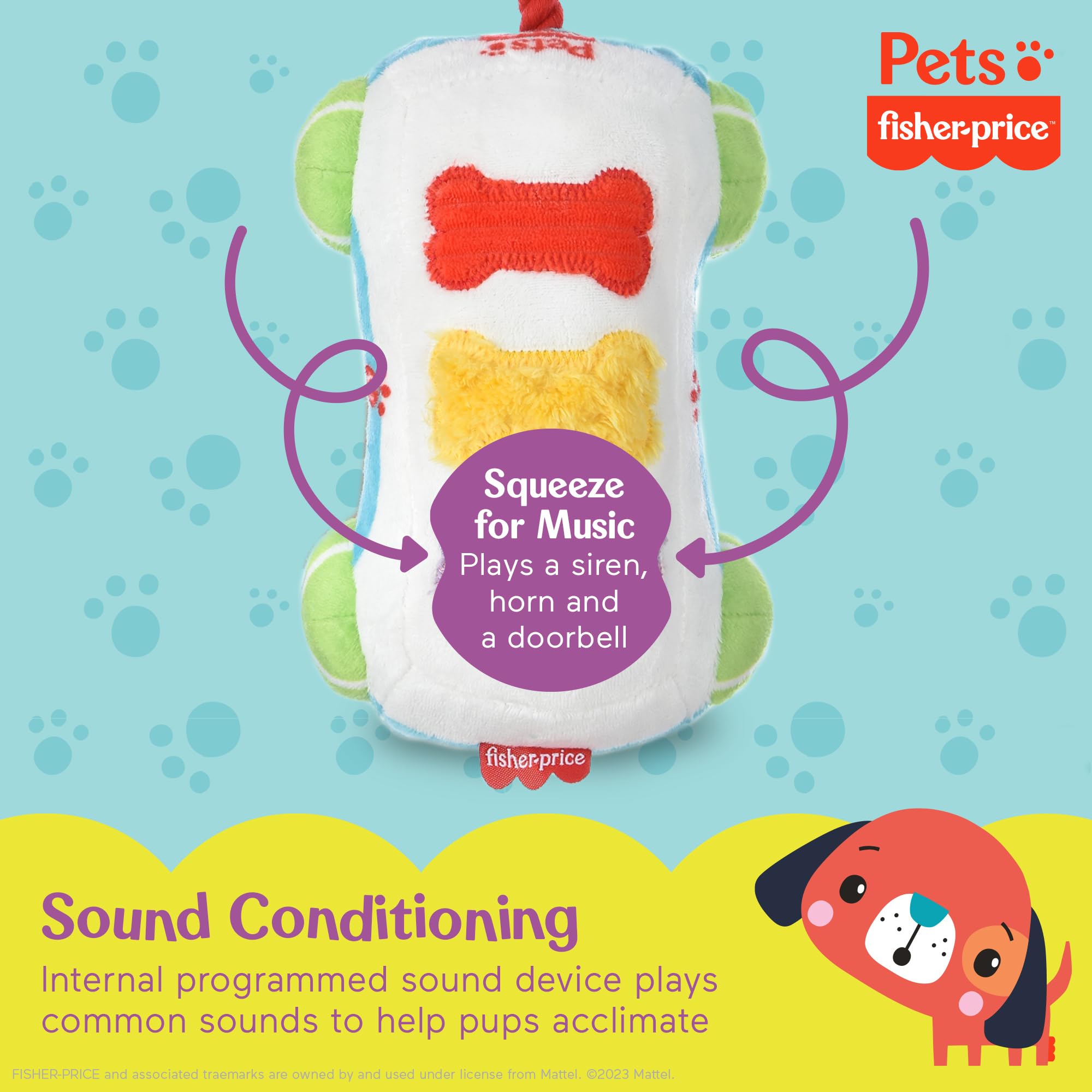 Foto 6 pulgar | Peluche Fisher-price Warming Furrr-end Cuddler Para Mascotas - Venta Internacional.