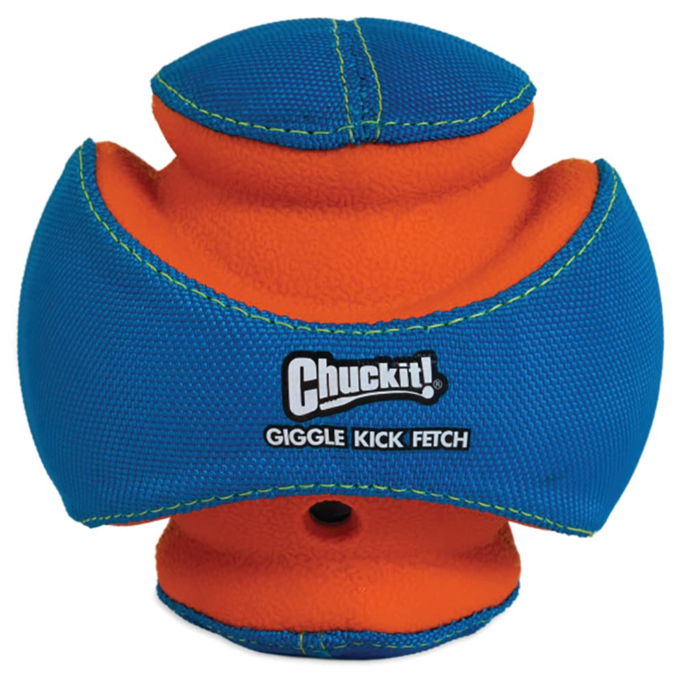 Pelota De Juguete Para Perros Chuckit! Kick Fetch Con Giggle Suena Pequeño - Venta Internacional.