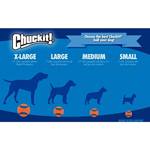 Foto 4 | Juguete Para Perros Chuckit! Paquete De 2 Bolas Strato, Tamaño Mediano - Venta Internacional.