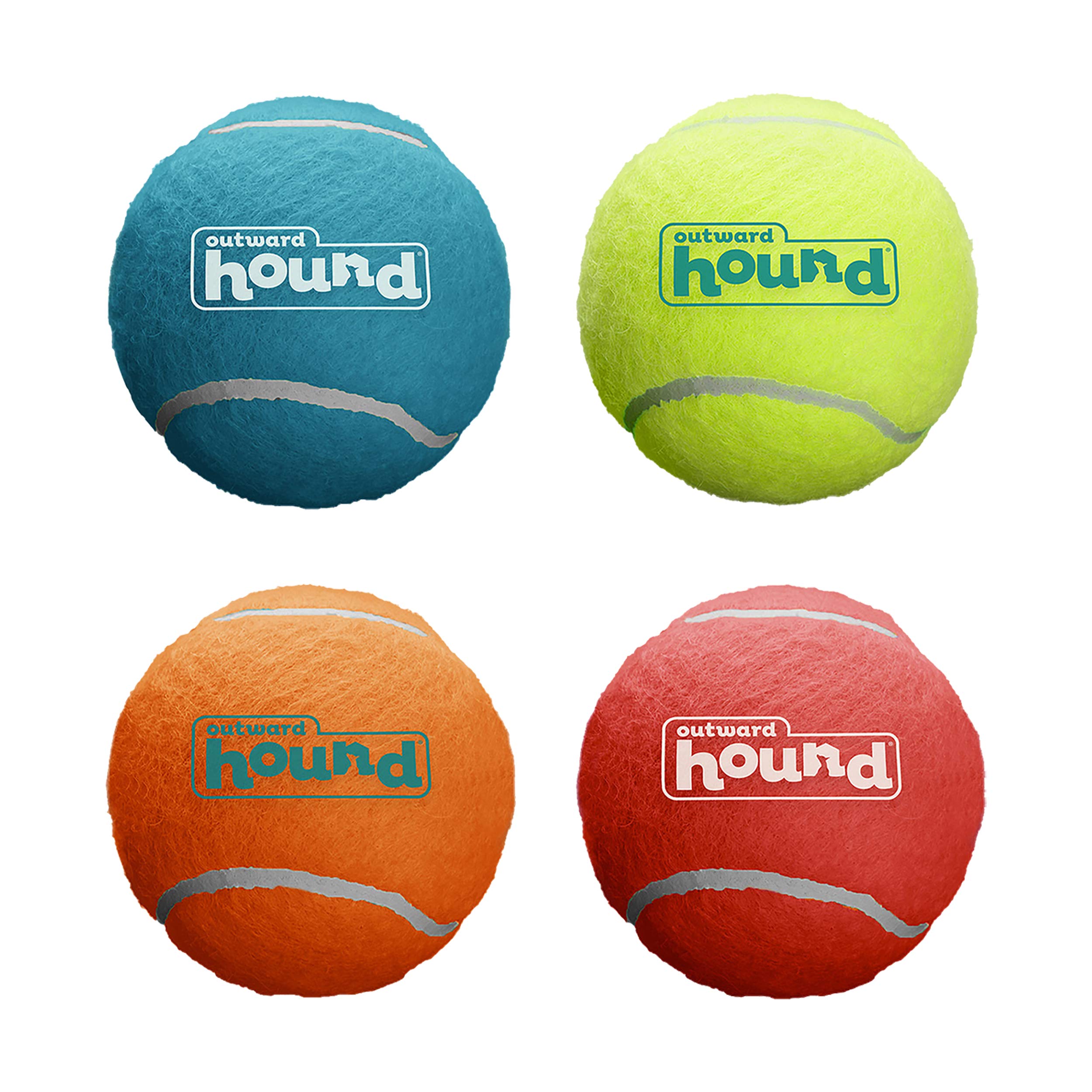 Foto 2 pulgar | Juguete Para Perros Outward Hound Squeaker Ballz Fetch, Grande, 4 Unidades - Venta Internacional.