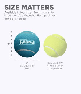 Foto 3 | Juguete Para Perros Outward Hound Squeaker Ballz Fetch, Grande, 4 Unidades - Venta Internacional.