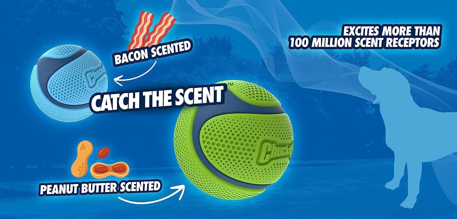 Foto 5 pulgar | Juguete Para Perros Chuckit! Sniff Ball, Goma Aromática Duradera Y De Alto Rebote - Venta Internacional.
