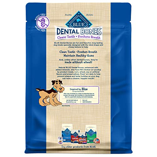 Foto 3 pulgar | Golosinas Para Perros Blue Buffalo Dental Bones, Grandes, 22,5 Kg (50 Libras) - Venta Internacional.