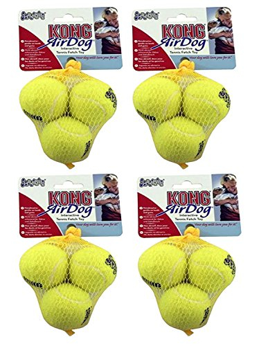 Foto 2 pulgar | Pelotas De Tenis Dog Toy Kong Air, Tamaño X-small, Paquete De 12 - Venta Internacional.