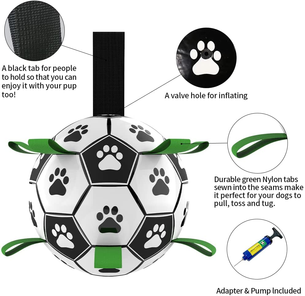 Foto 4 | Pelota De Fútbol Interactiva Para Perros Pequeños Y Medianos Hetoo - Venta Internacional.