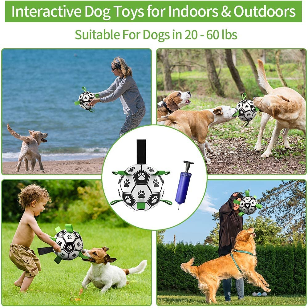 Foto 6 pulgar | Pelota De Fútbol Interactiva Para Perros Pequeños Y Medianos Hetoo - Venta Internacional.