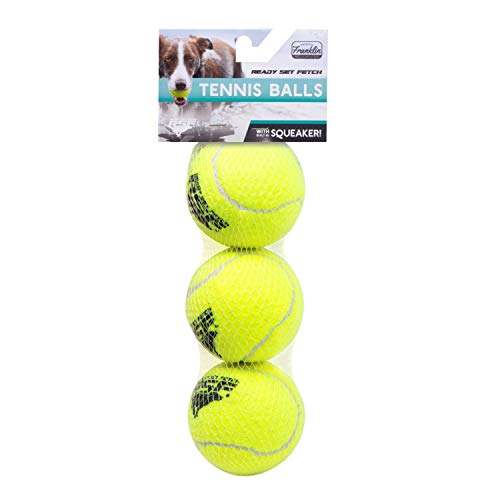 Foto 7 pulgar | Pelotas De Tenis Franklin Pet Supply Squeaky Dog, Paquete De 3 - Venta Internacional.