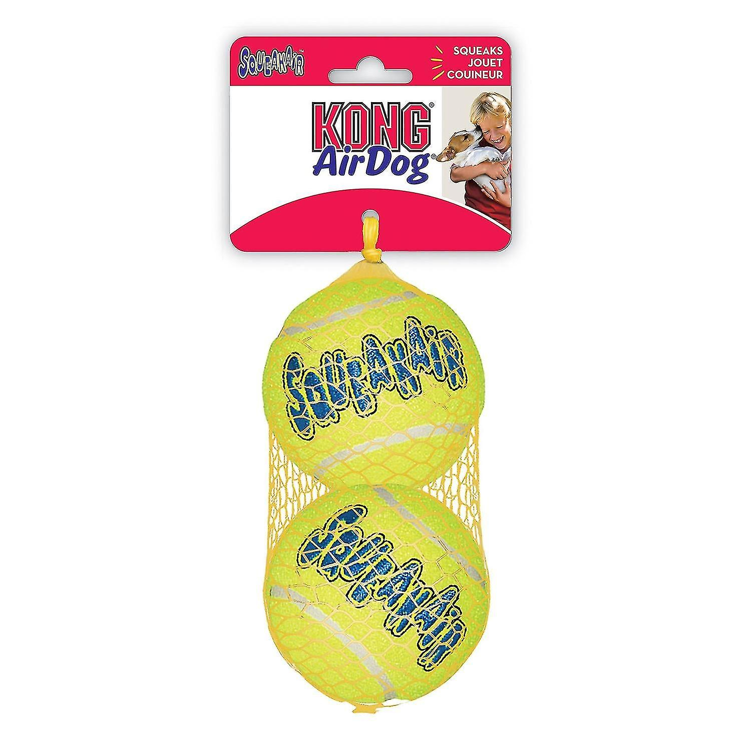 Pelotas De Tenis Dog Toys Huoguo Air Dog Squeaker, Tamaño Grande, Paquete De 2 - Venta Internacional.