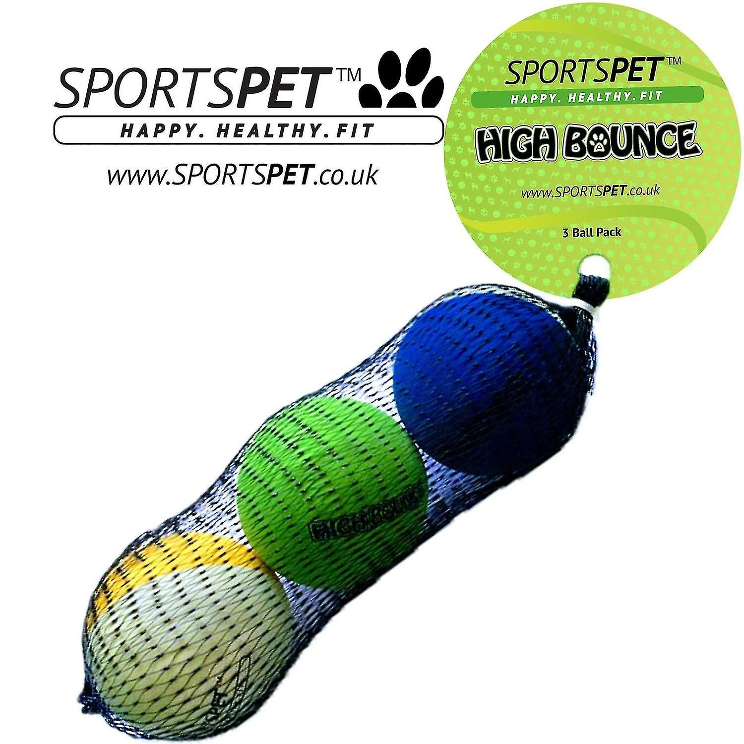 Foto 3 pulgar | Pelotas Para Perros Dog Toys High Bounce, Paquete De 3 Unidades, Huoguo - Venta Internacional.