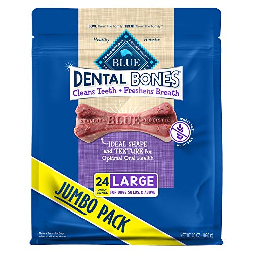 Foto 2 pulgar | Golosinas Para Perros Blue Buffalo Dental Bones, Grandes, 50 Libras+1,06 Kg - Venta Internacional.