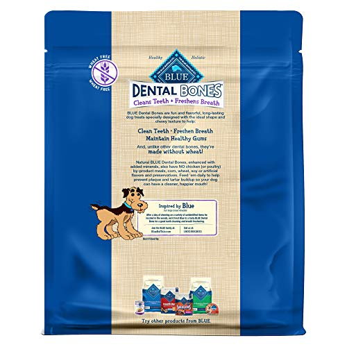 Foto 3 pulgar | Golosinas Para Perros Blue Buffalo Dental Bones, Grandes, 50 Libras+1,06 Kg - Venta Internacional.