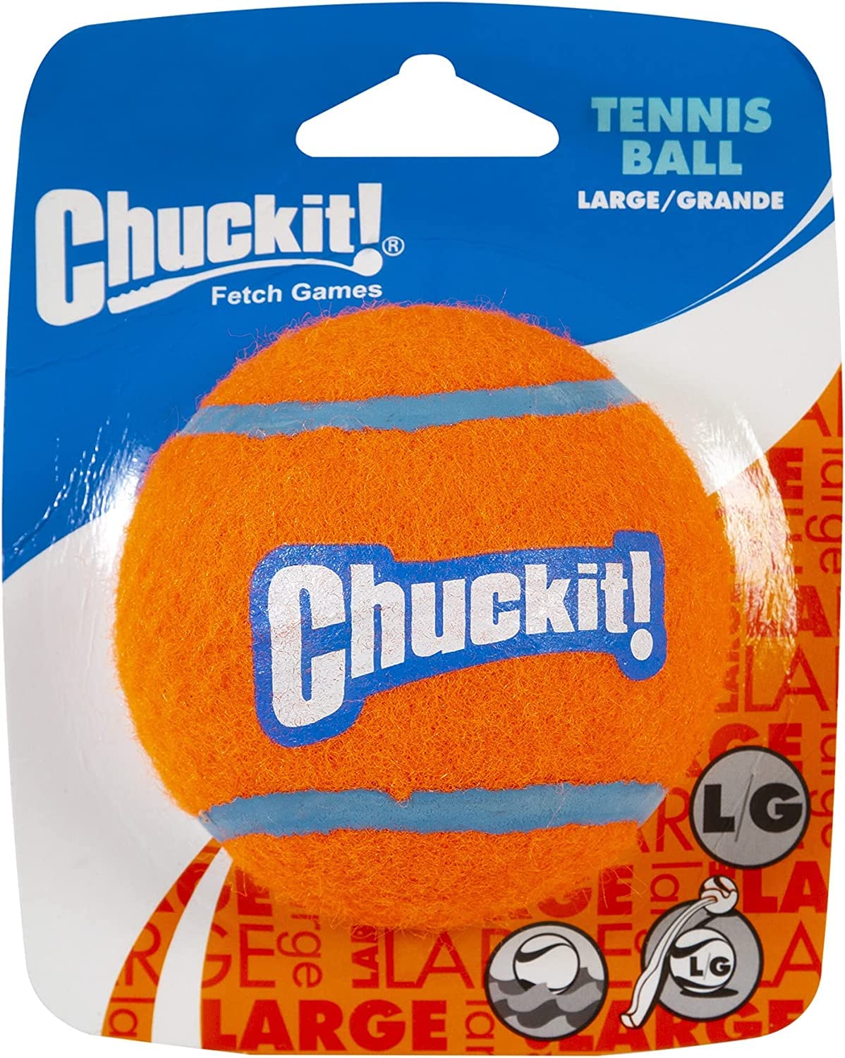Foto 2 pulgar | Juguete Para Perros Chuckit! Pelota De Tenis Para Perros Grandes De 27 A 45 Kg - Venta Internacional.