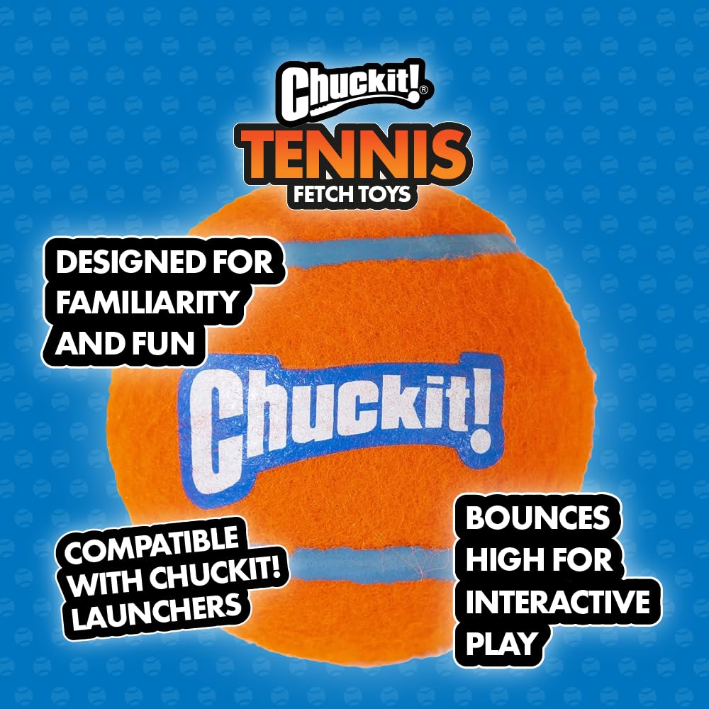 Foto 3 pulgar | Juguete Para Perros Chuckit! Pelota De Tenis Para Perros Grandes De 27 A 45 Kg - Venta Internacional.