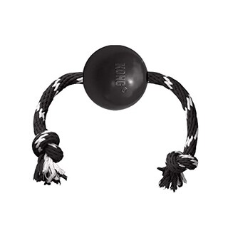 Foto 1 | Bola Dog Toy Kong Extreme Con Cuerda Para Masticadores Eléctricos, Color Negro - Venta Internacional.