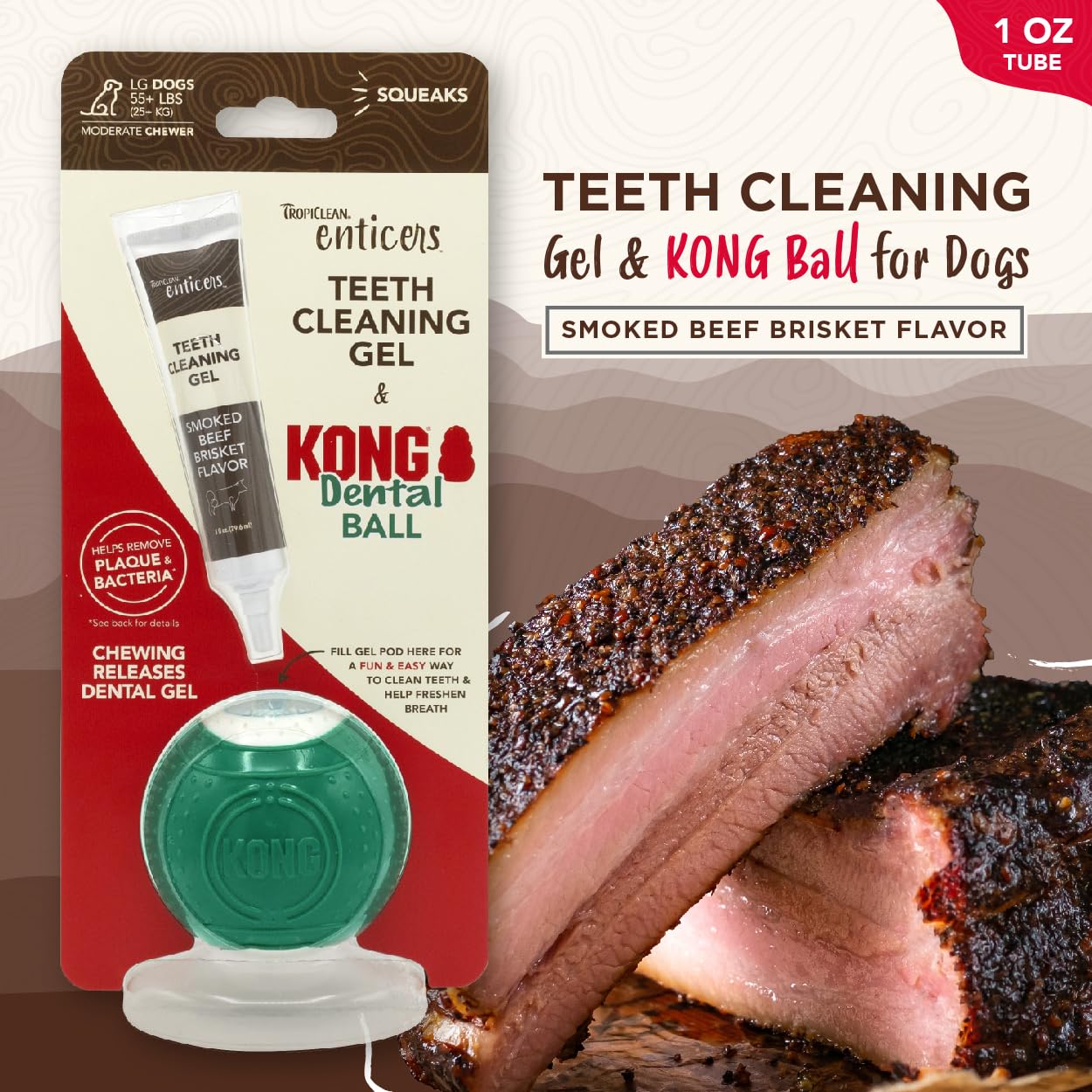 Foto 3 pulgar | Kit De Pelotas Dentales Tropiclean Enticers Kong Para Perros Grandes - Venta Internacional.