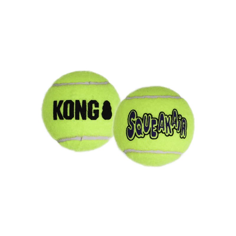Foto 3 pulgar | Pelotas De Tenis Dog Toy Kong Squeakair, Tamaño Mediano, Paquete De 9 - Venta Internacional.