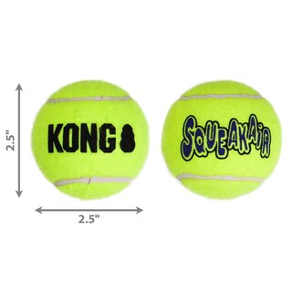 Foto 3 | Pelotas De Tenis Dog Toy Kong Squeakair, Tamaño Mediano, Paquete De 9 - Venta Internacional.