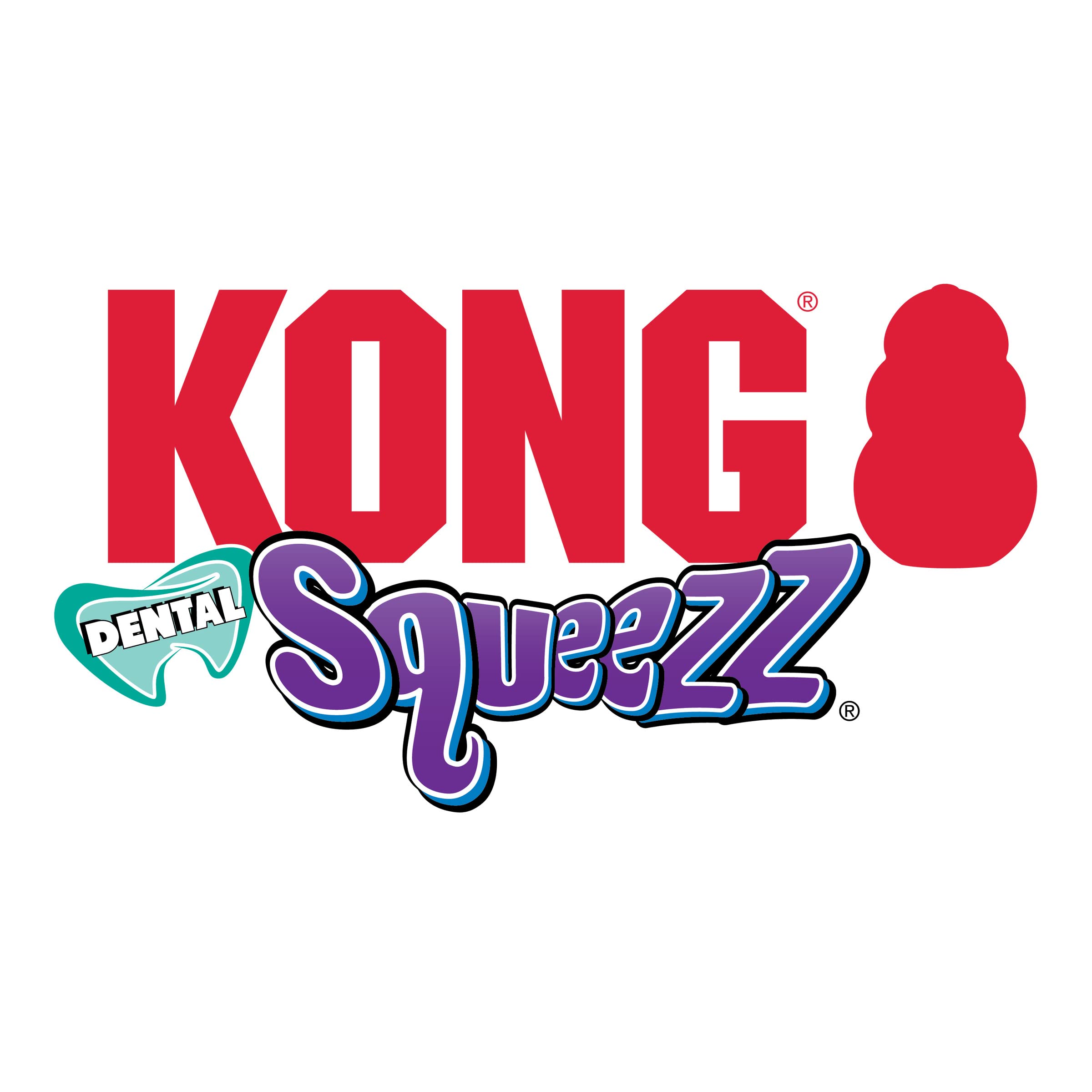Foto 5 | Juguete Para Perros Kong Squeezz Dental Bone Para Limpiar Los Dientes - Venta Internacional.