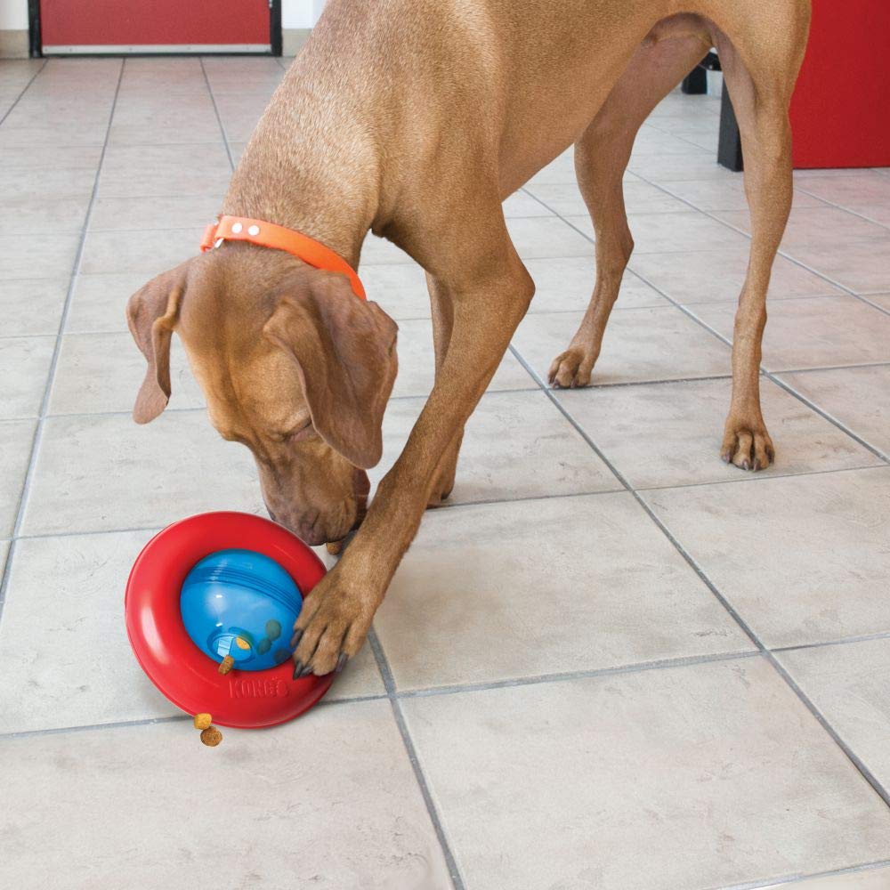 Foto 3 pulgar | Juguete Interactivo Para Perros Kong Gyro Treat, Alimentador Lento - Venta Internacional.