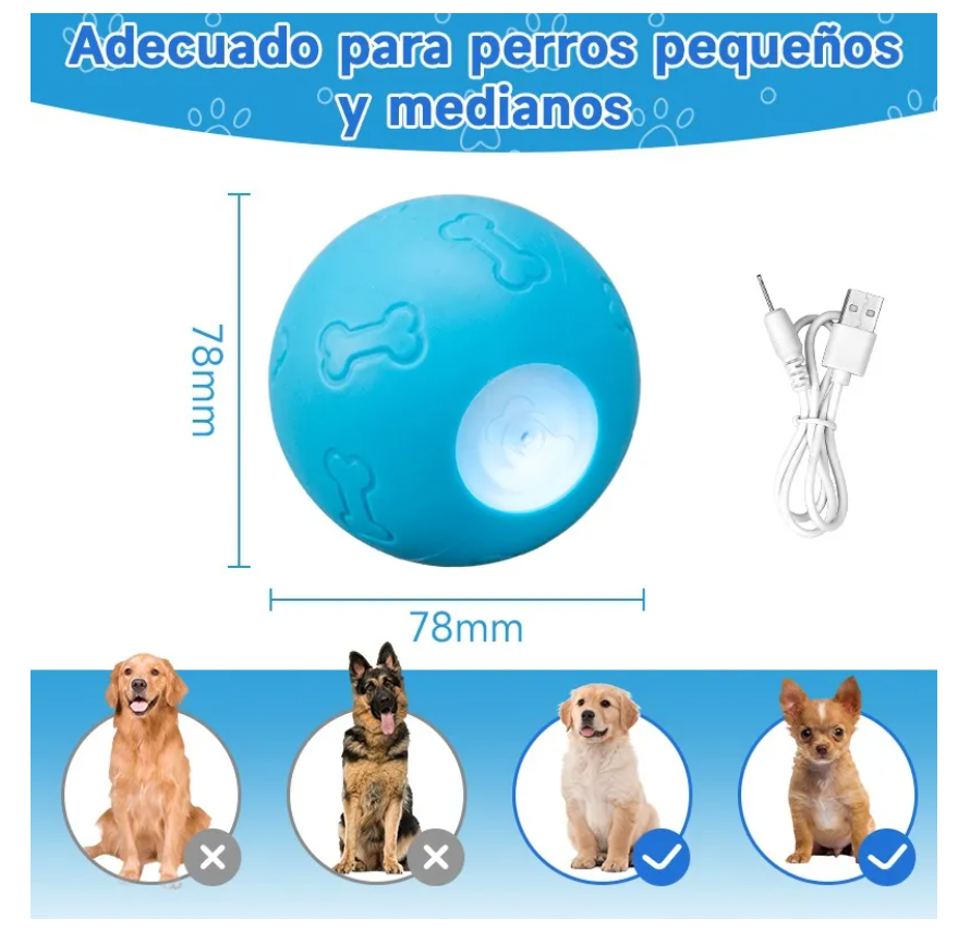 Foto 3 pulgar | Momovida Juguetes Interactiva Pelotas Automática Para Perro