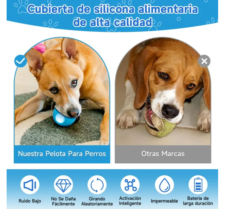 Foto 4 | Momovida Juguetes Interactiva Pelotas Automática Para Perro