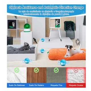 Foto 2 | Juguetes Interactiva Pelota Automática Para Perro Movida Eo Safe Imports Esi-19561 Azul
