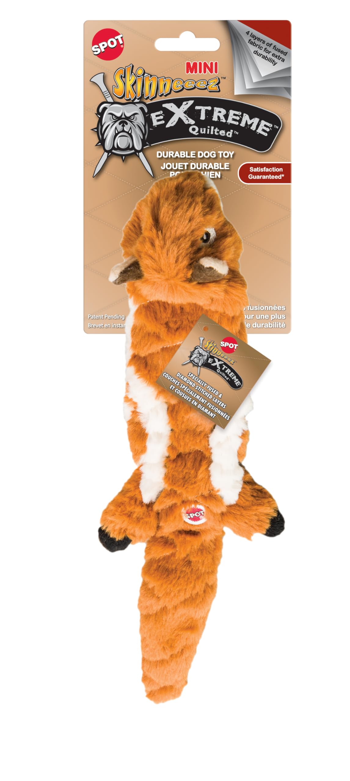 Foto 2 pulgar | Juguete Para Perros Spot Skinneeez Extreme Quilted Squirrel, 14 Pulgadas - Venta Internacional.