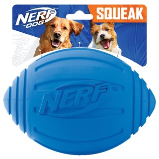 Foto 1 | Pelota De Fútbol Nerf Dog Ridged Con Chirriador Interactivo - Venta Internacional.