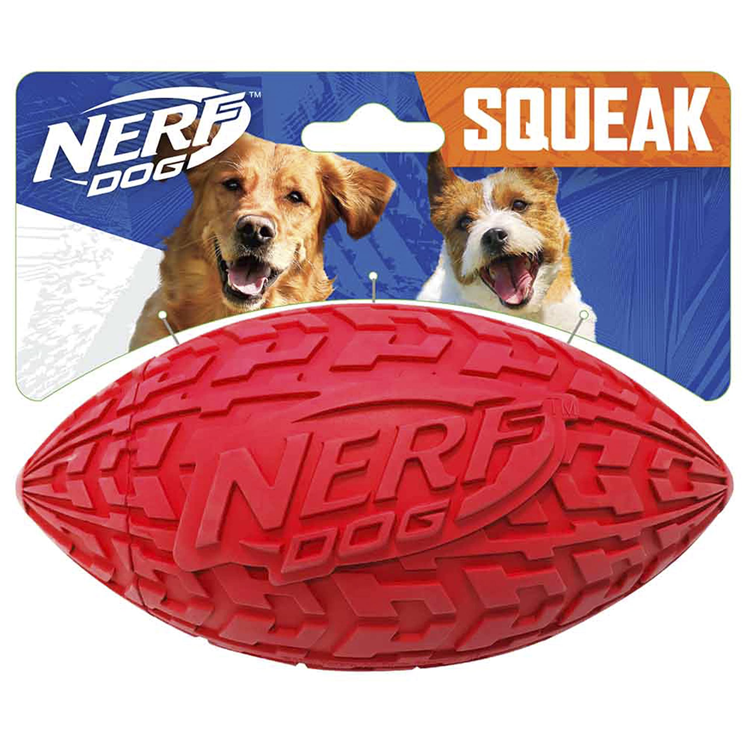 Foto 2 pulgar | Neumático Para Perros Nerf Dog Toy Con Chirriador Interactivo, Rojo - Venta Internacional.