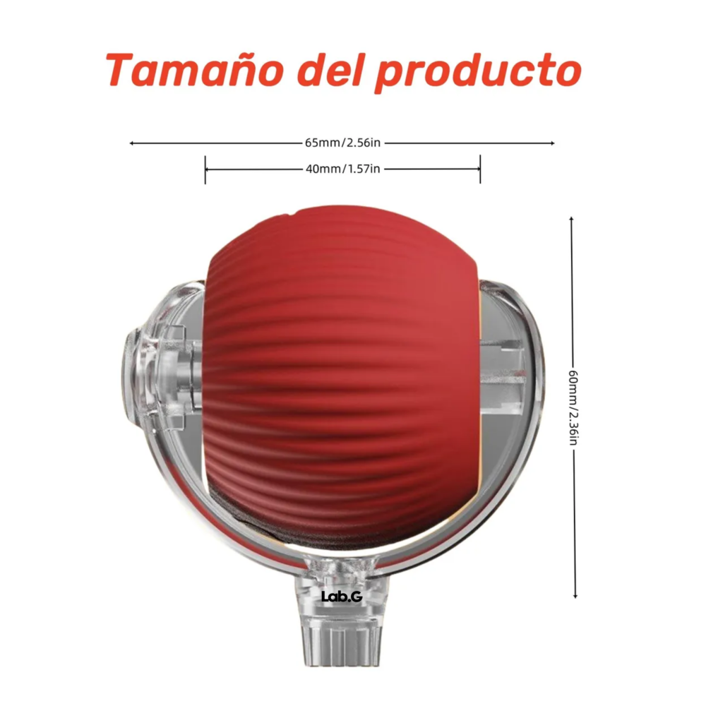 Foto 4 pulgar | Pelota Interactiva Juguetes Eléctrica Lab.g, Rojo